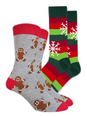 Men's Holiday Christmas Crew Socks | HOTSOX & Good Luck Sock | Mix & Match | NWT
